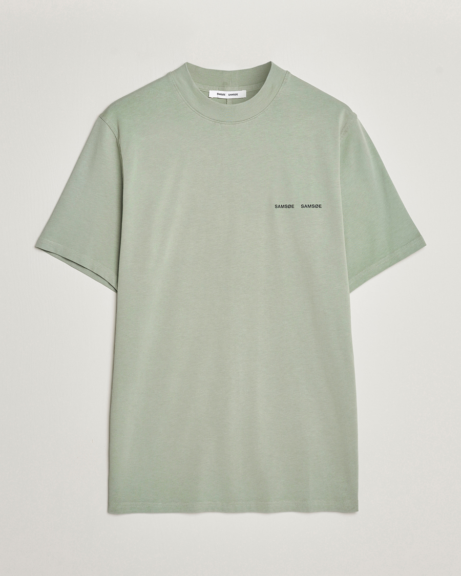 Homme | T-shirts | Samsøe Samsøe | Samsøe & Samsøe Norsbro Crew Neck T-Shirt Iceberg Green