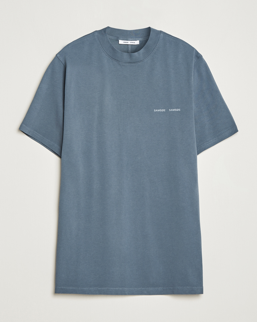 Homme | T-shirts | Samsøe Samsøe | Samsøe & Samsøe Norsbro Crew Neck T-Shirt Stormy Weather