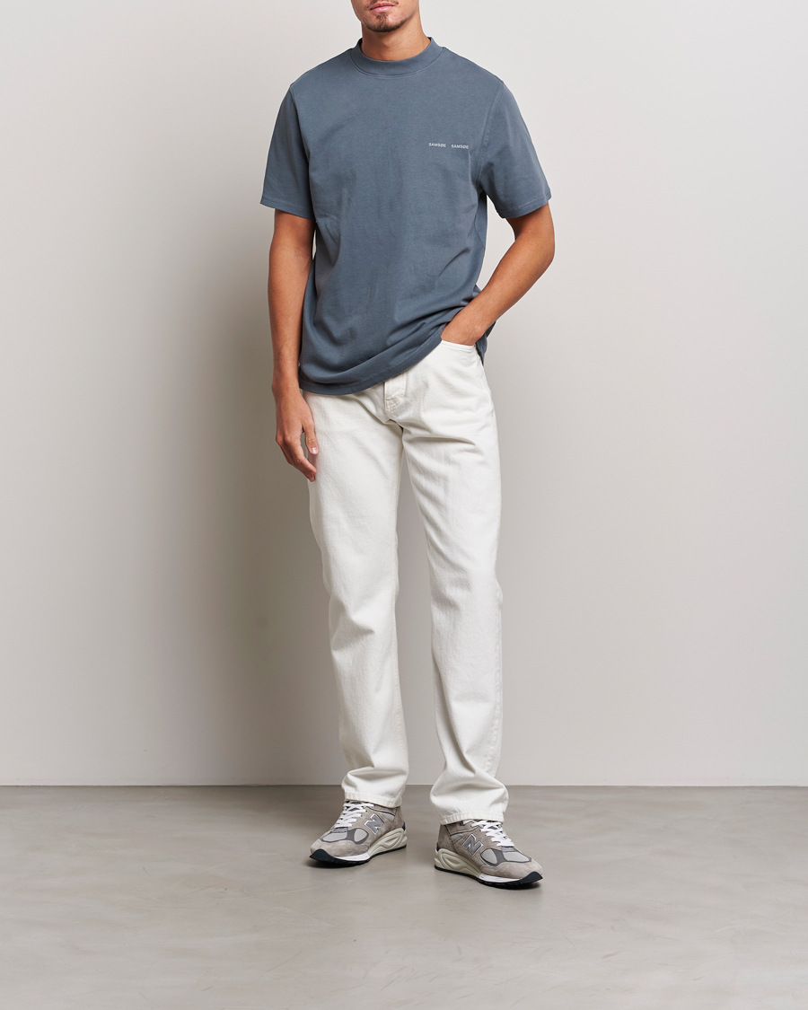 Homme | T-shirts | Samsøe Samsøe | Samsøe & Samsøe Norsbro Crew Neck T-Shirt Stormy Weather