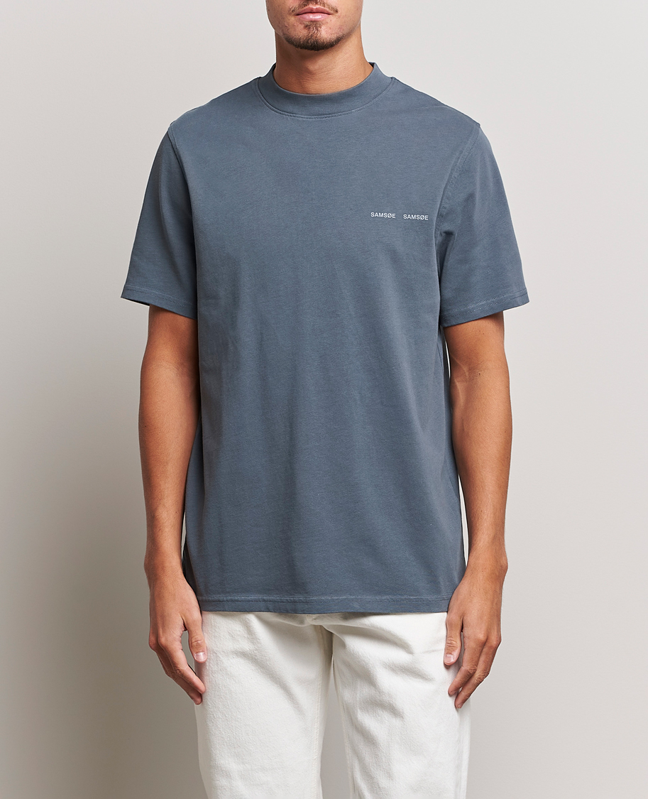 Homme | T-shirts | Samsøe Samsøe | Samsøe & Samsøe Norsbro Crew Neck T-Shirt Stormy Weather