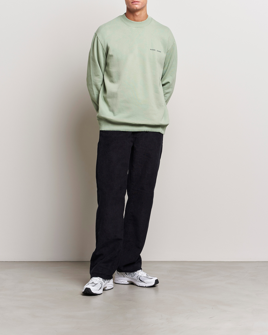 Homme | Pulls Et Tricots | Samsøe Samsøe | Samsøe & Samsøe Norsbro Crew Neck Sweatshirt Iceberg Green