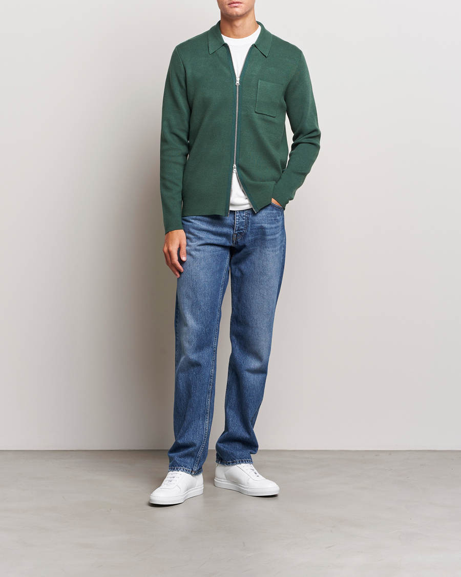 Homme | Pulls Et Tricots | Samsøe Samsøe | Samsøe & Samsøe Guna Full Zip Garden Topiary