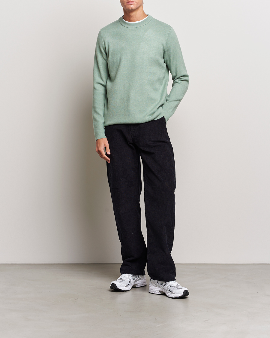 Homme | Pulls Et Tricots | Samsøe Samsøe | Samsøe & Samsøe Guna Crew Neck Iceberg Green