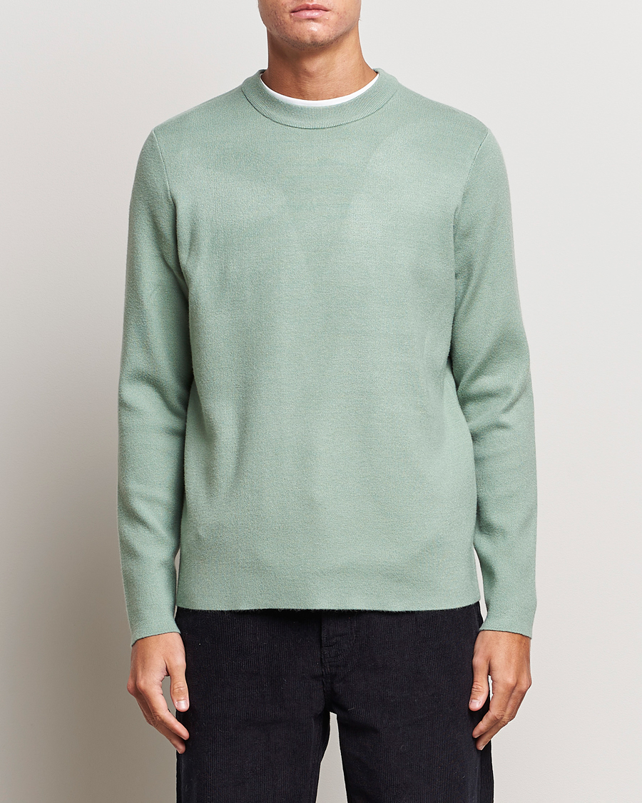 Homme | Pulls Et Tricots | Samsøe Samsøe | Samsøe & Samsøe Guna Crew Neck Iceberg Green