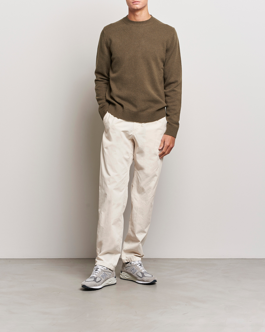 Homme | Pulls Et Tricots | Samsøe Samsøe | Samsøe & Samsøe Syllie Wool Crew Neck Crocodile