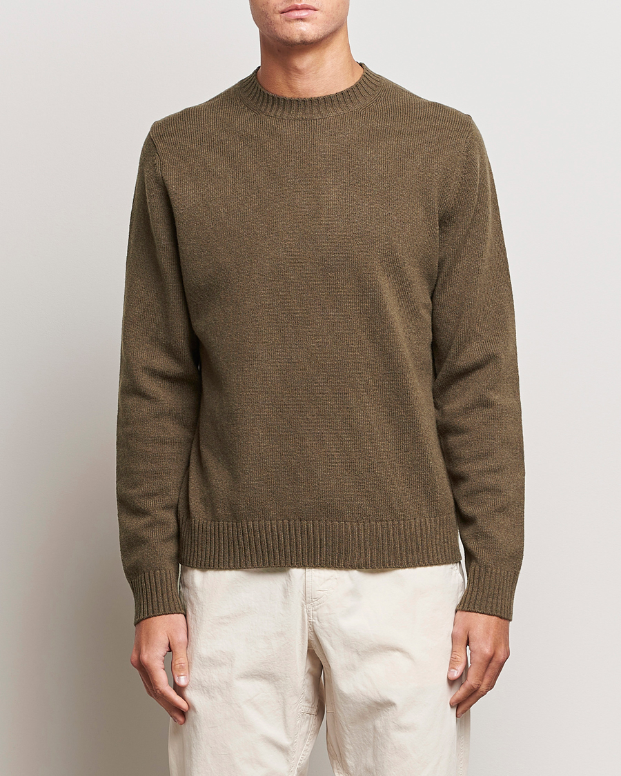 Homme | Pulls Et Tricots | Samsøe Samsøe | Samsøe & Samsøe Syllie Wool Crew Neck Crocodile