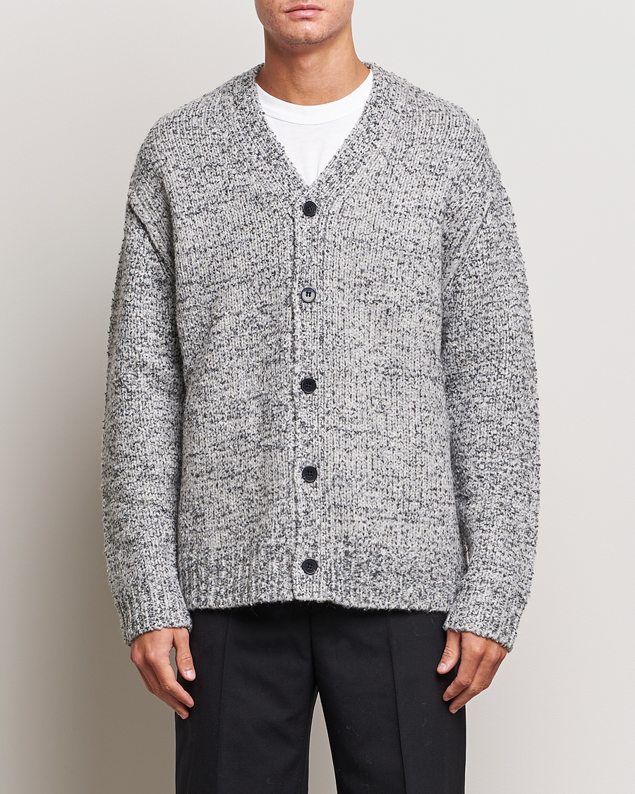 Homme | Pulls Et Tricots | Samsøe Samsøe | Samsøe & Samsøe Max Knitted Cardigan Grey Melange