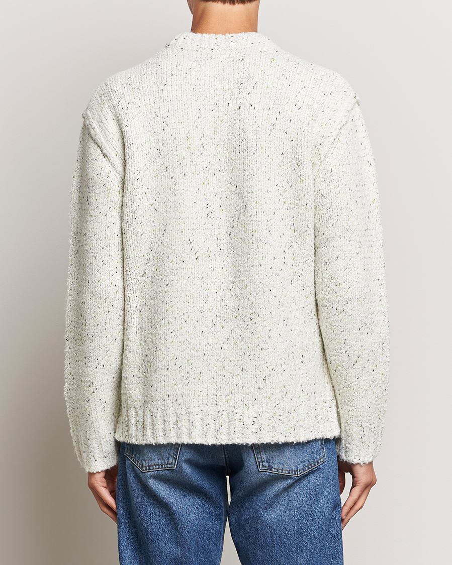 Homme | Pulls Et Tricots | Samsøe Samsøe | Samsøe & Samsøe Max Heavy Knitted Crew Neck White Neps