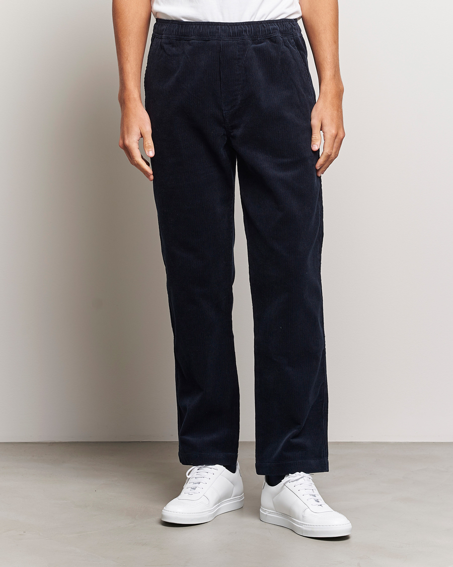 Homme | Pantalons | Samsøe Samsøe | Samsøe & Samsøe Jabari Corduroy Trousers Salute Navy