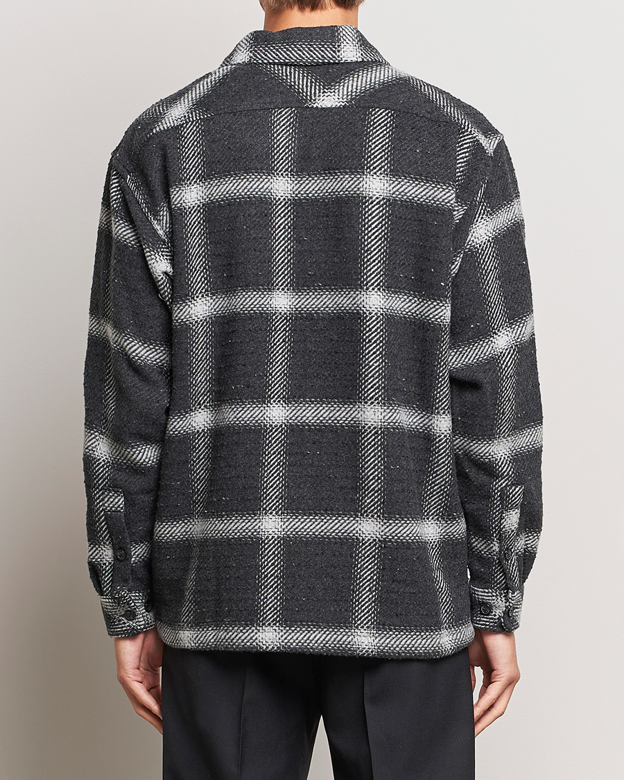 Homme | Chemises | Samsøe Samsøe | Samsøe & Samsøe Castor Checked Overshirt Black Multi
