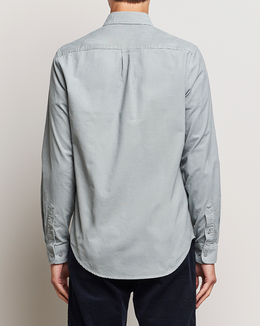 Homme | Chemises | Samsøe Samsøe | Samsøe & Samsøe Liam Baby Cord Shirt High Rise Grey