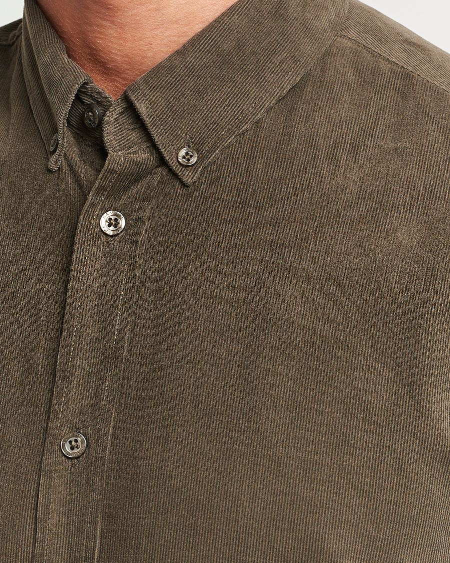 Homme | Chemises | Samsøe Samsøe | Samsøe & Samsøe Liam Baby Cord Shirt Crocodile