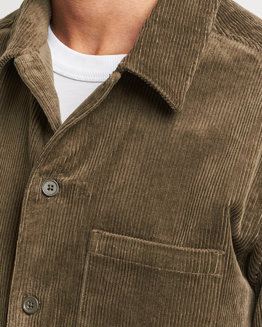 Homme | Chemises | Samsøe Samsøe | Samsøe & Samsøe Damon Corduroy Overshirt Crocodile