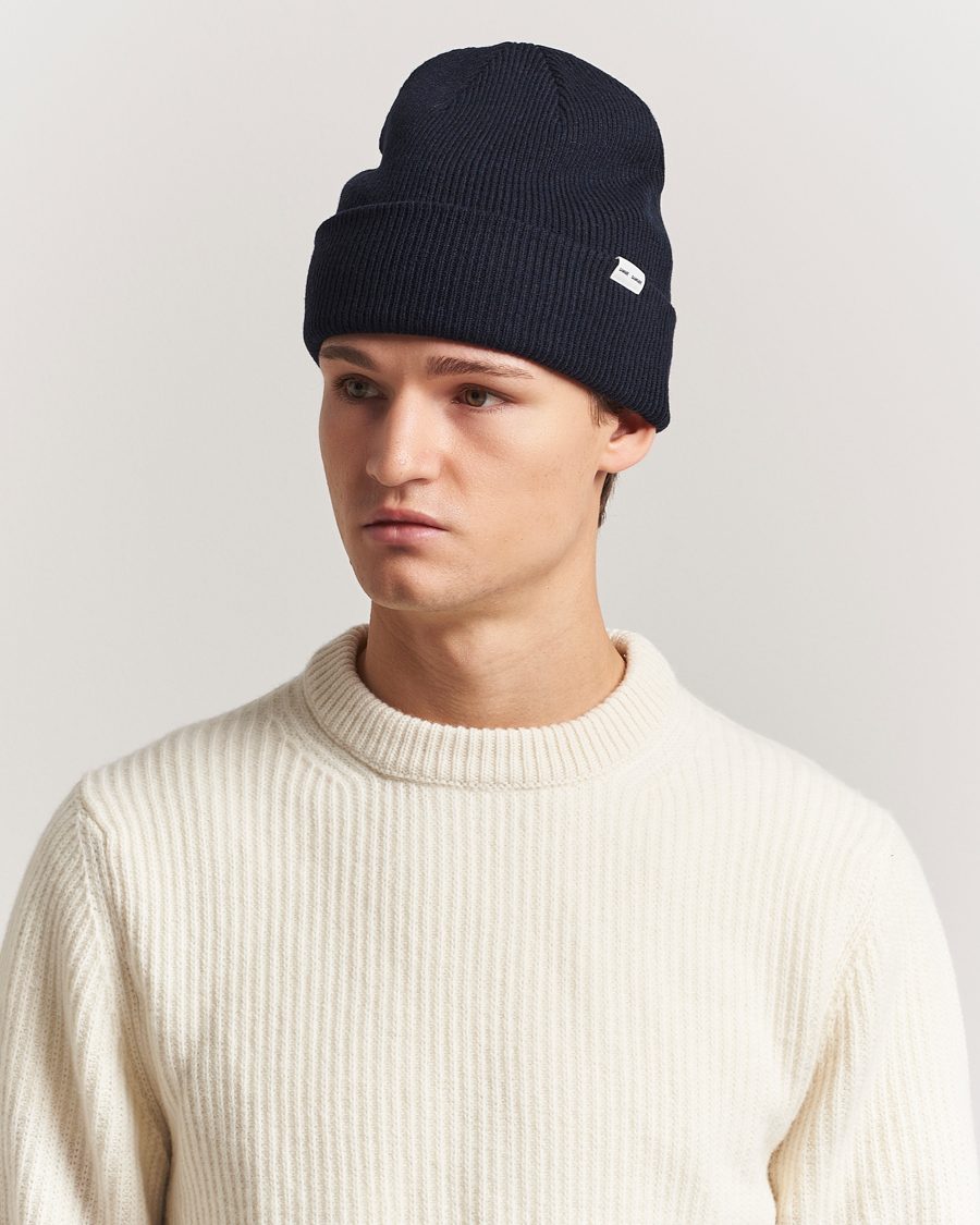 Homme | Samsøe Samsøe The Wool Beanie Salute Navy | Samsøe Samsøe | The Wool Beanie Salute Navy