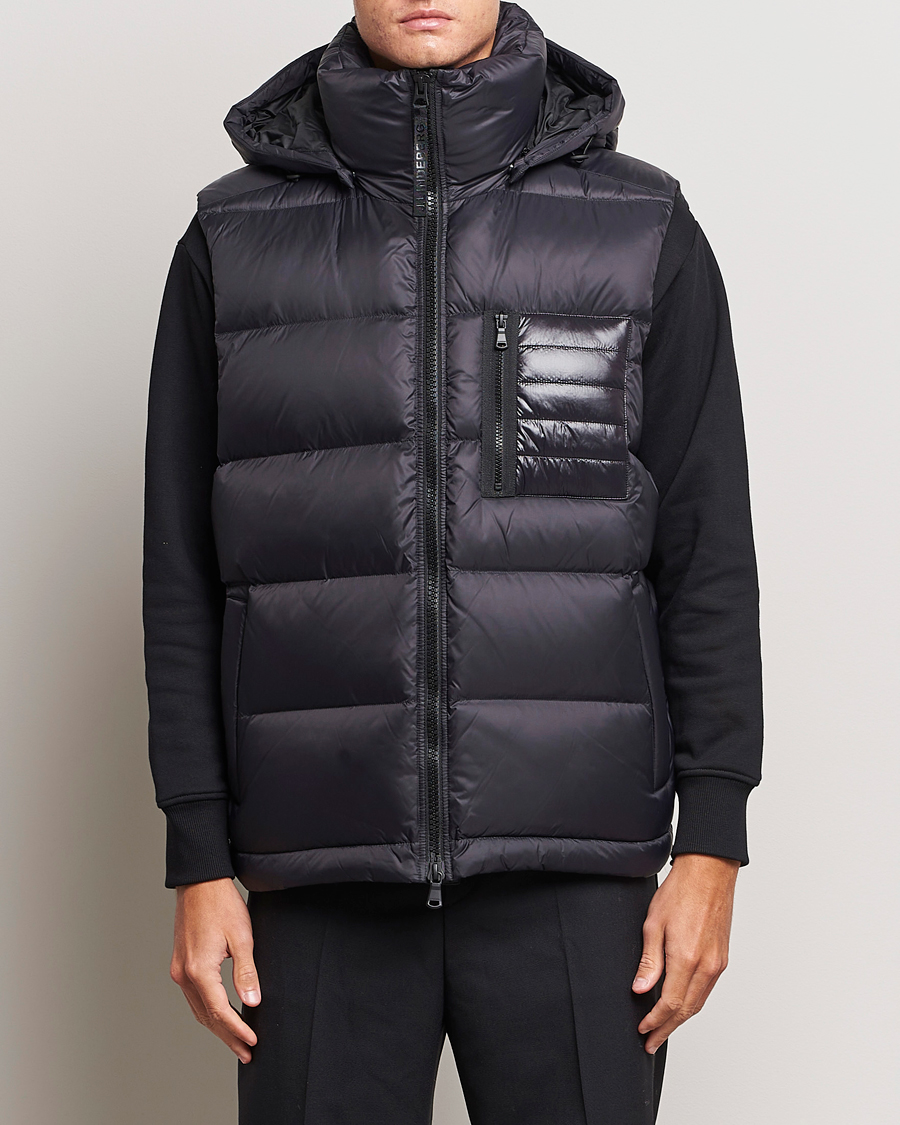 Homme | Manteaux Et Vestes | J.Lindeberg | Duke Hoodded Down Vest Black