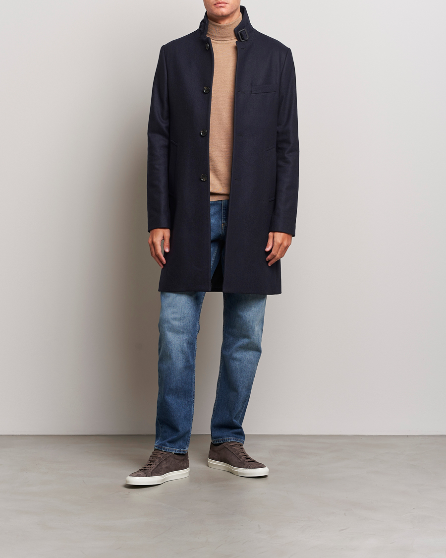 Homme | Manteaux Et Vestes | J.Lindeberg | Holger Melton Coat Navy