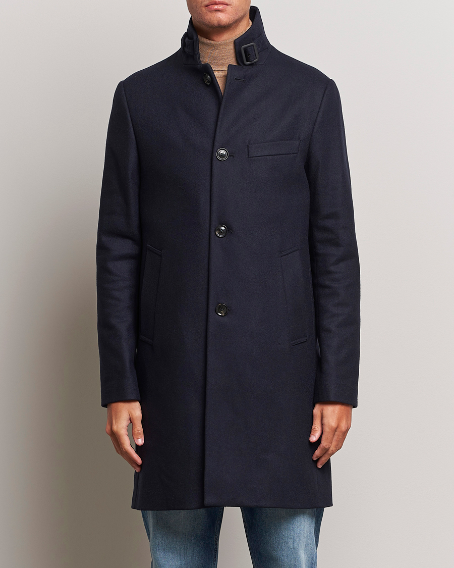 Homme | Manteaux Et Vestes | J.Lindeberg | Holger Melton Coat Navy