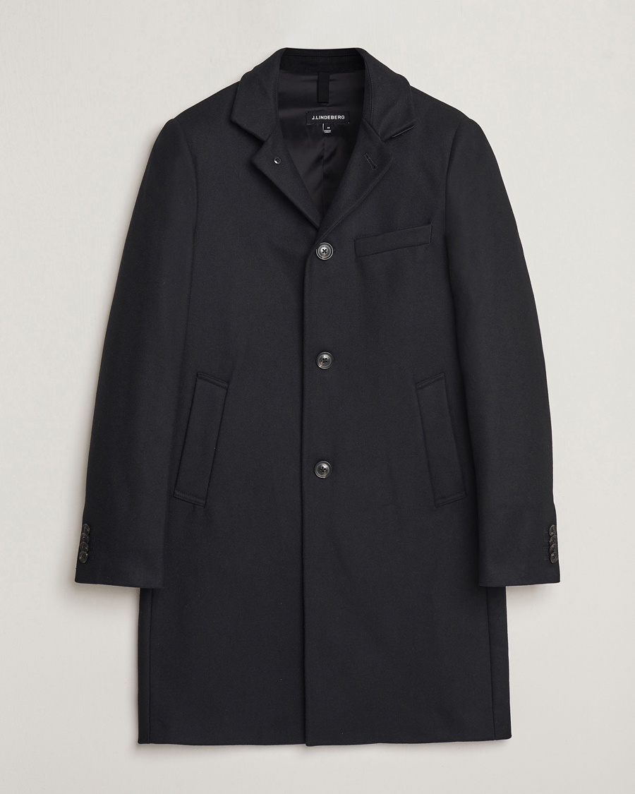 Homme | Manteaux Et Vestes | J.Lindeberg | Holger Melton Coat Black
