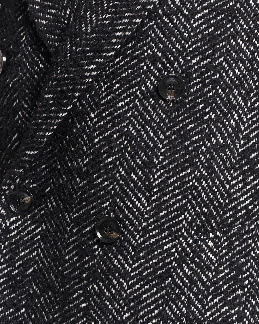 Homme | Manteaux Et Vestes | J.Lindeberg | Willy Herringbone Oversize Coat Black Melange