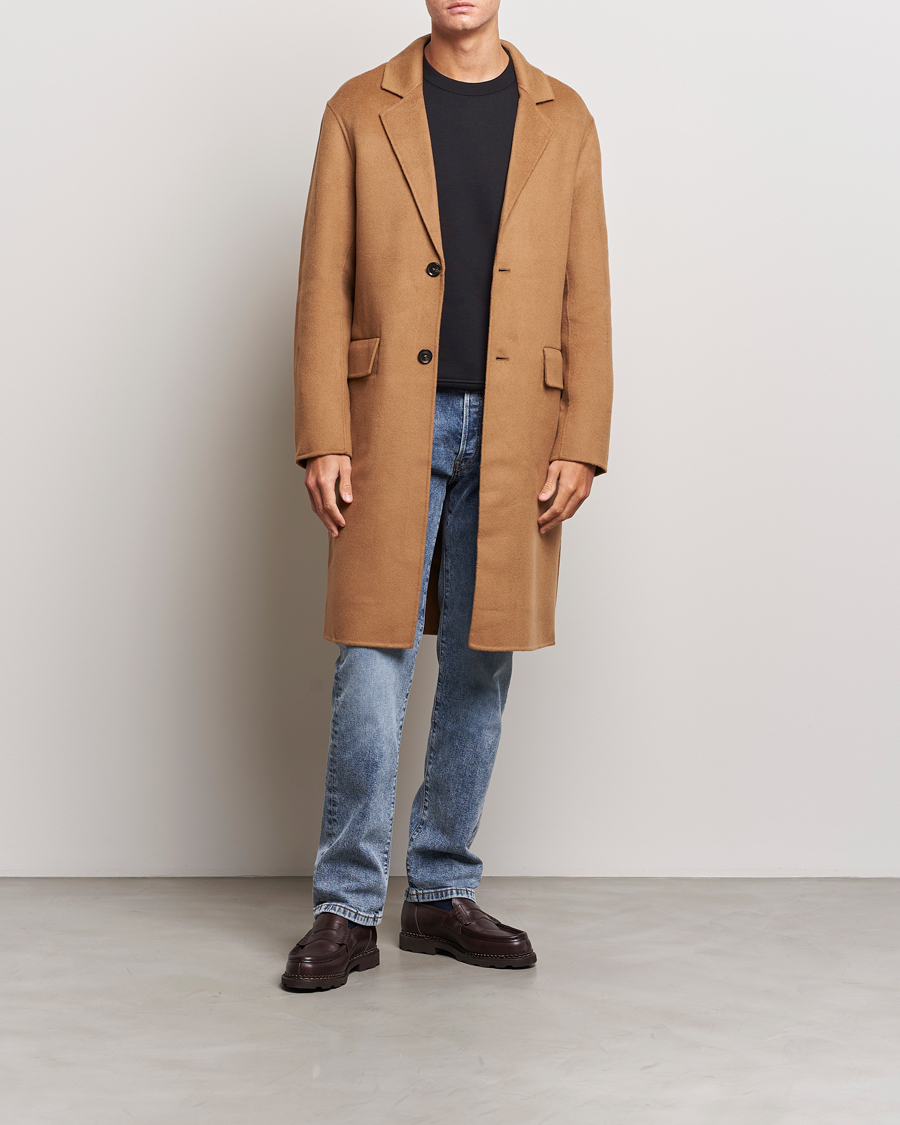 Homme | Manteaux Et Vestes | J.Lindeberg | Diego Unlined Wool/Cashmere Coat Chipmunk