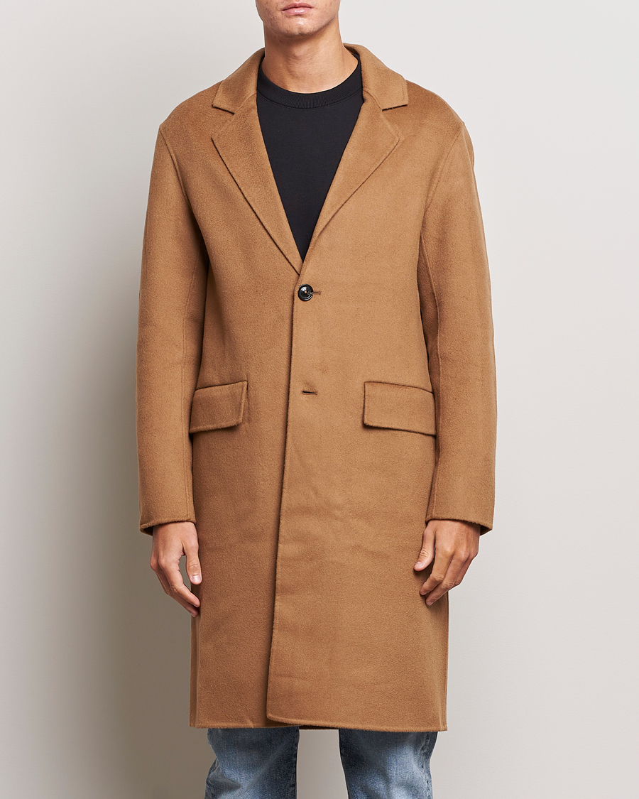 Homme | Manteaux Et Vestes | J.Lindeberg | Diego Unlined Wool/Cashmere Coat Chipmunk