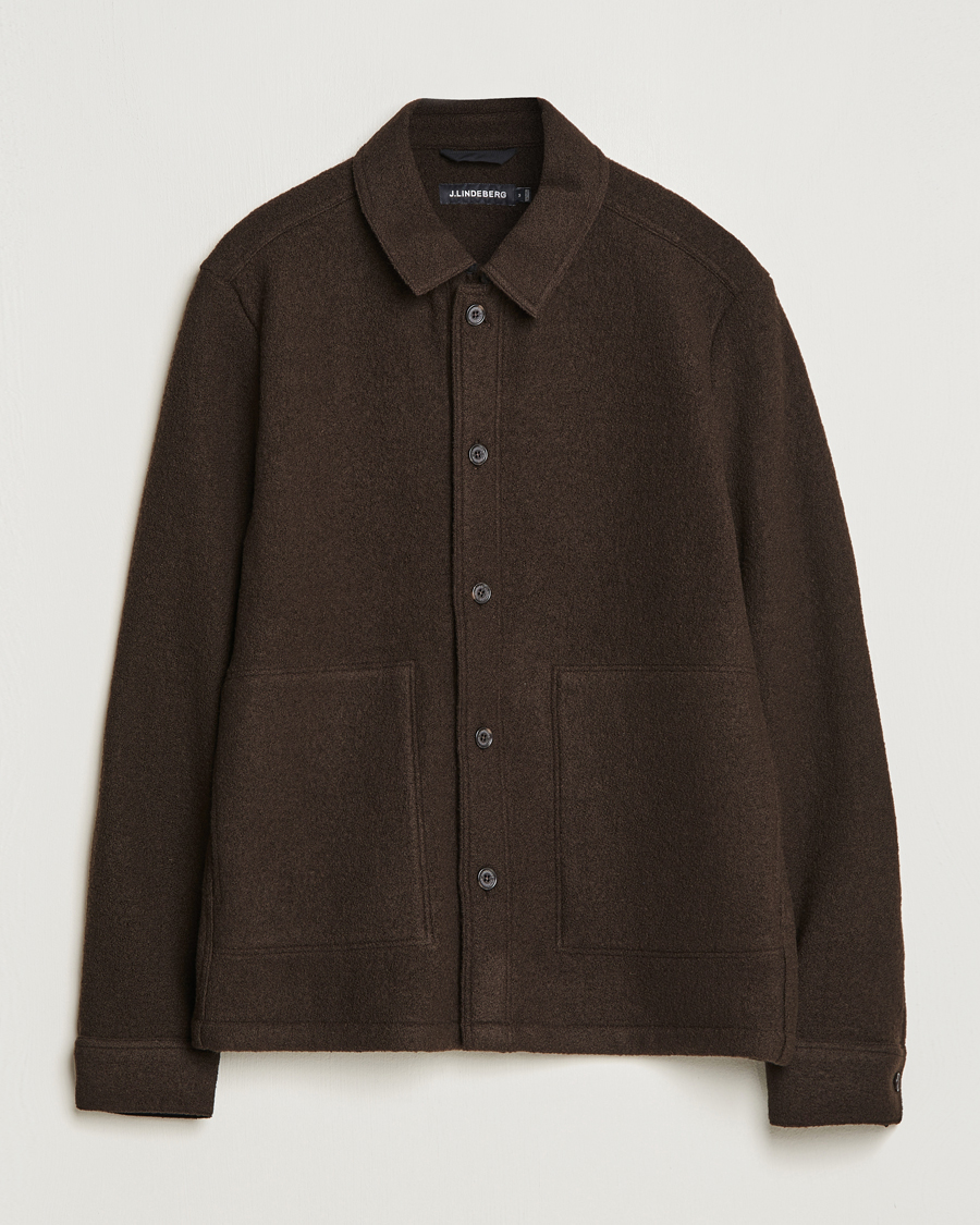 Homme | Manteaux Et Vestes | J.Lindeberg | Boyd Wool Overshirt Delicioso