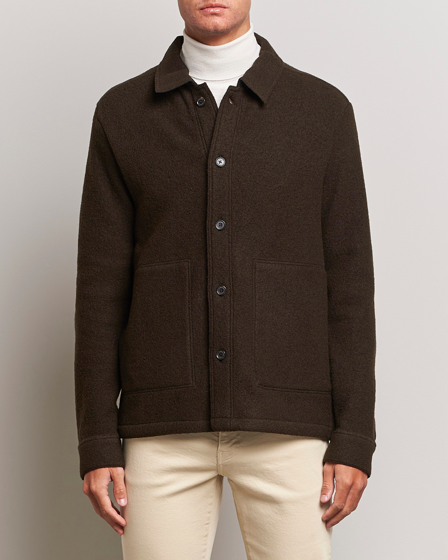 Homme | Manteaux Et Vestes | J.Lindeberg | Boyd Wool Overshirt Delicioso