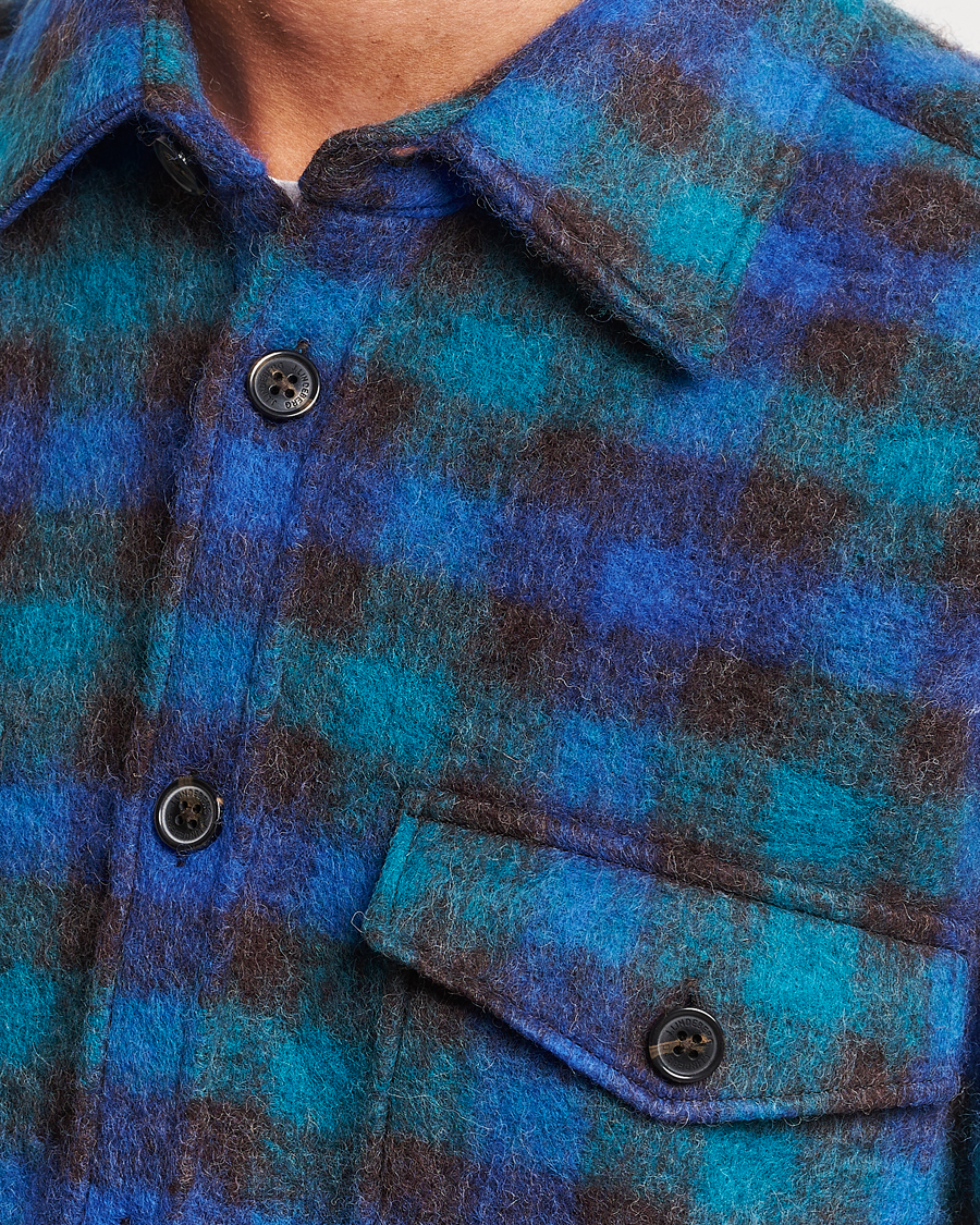Homme | Manteaux Et Vestes | J.Lindeberg | Carter Check Wool Mix Overshirt Surf The Web
