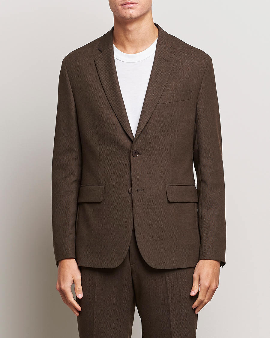 Homme | Blazers | J.Lindeberg | Hopper Active Hopsack Blazer Delicioso