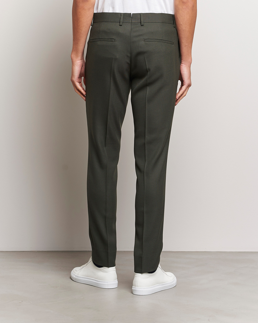 Homme | Pantalons | J.Lindeberg | Grant Active Hopsack Pants Forest Green