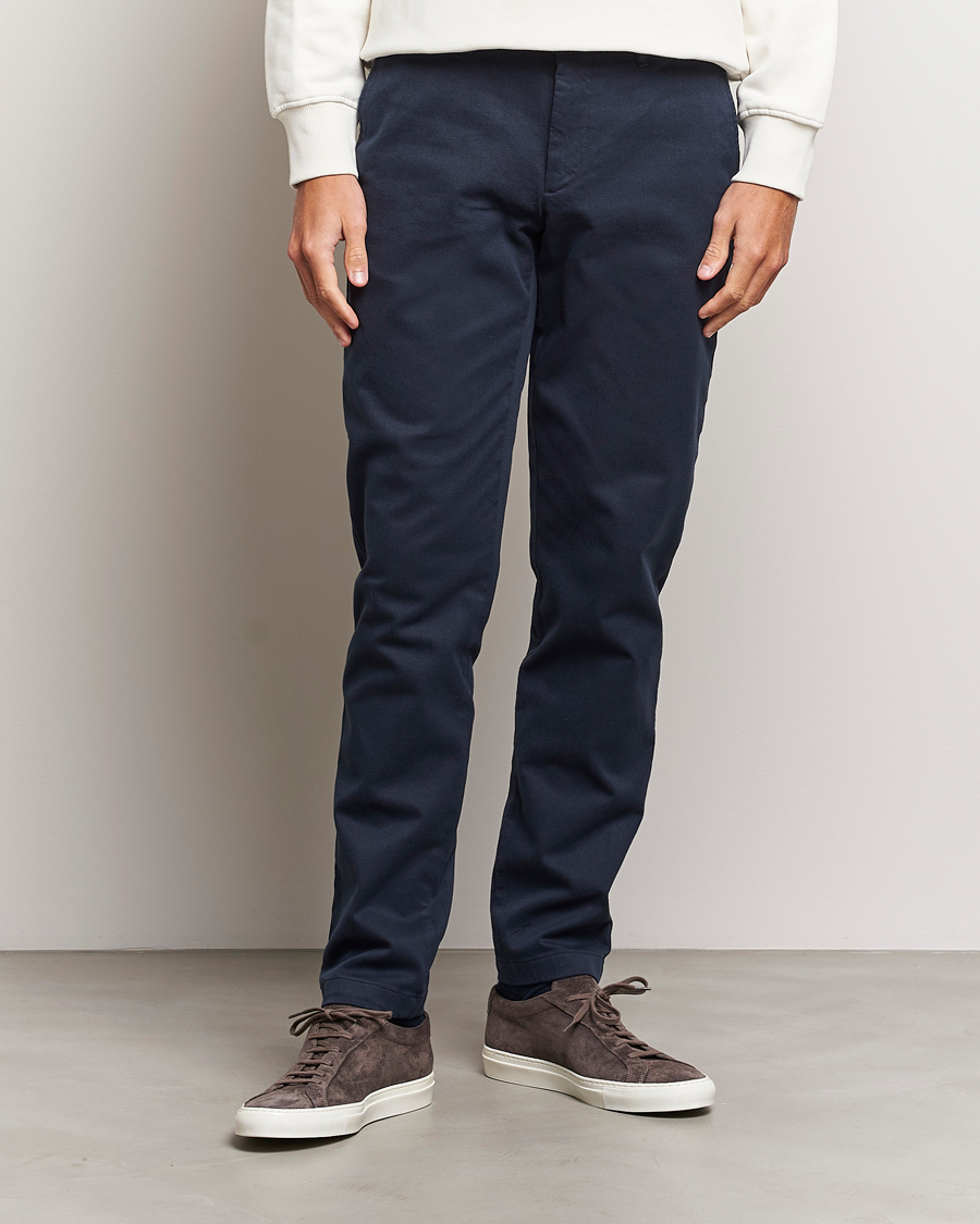 Homme | Sections | J.Lindeberg | Chaze Flannel Twill Pants Navy
