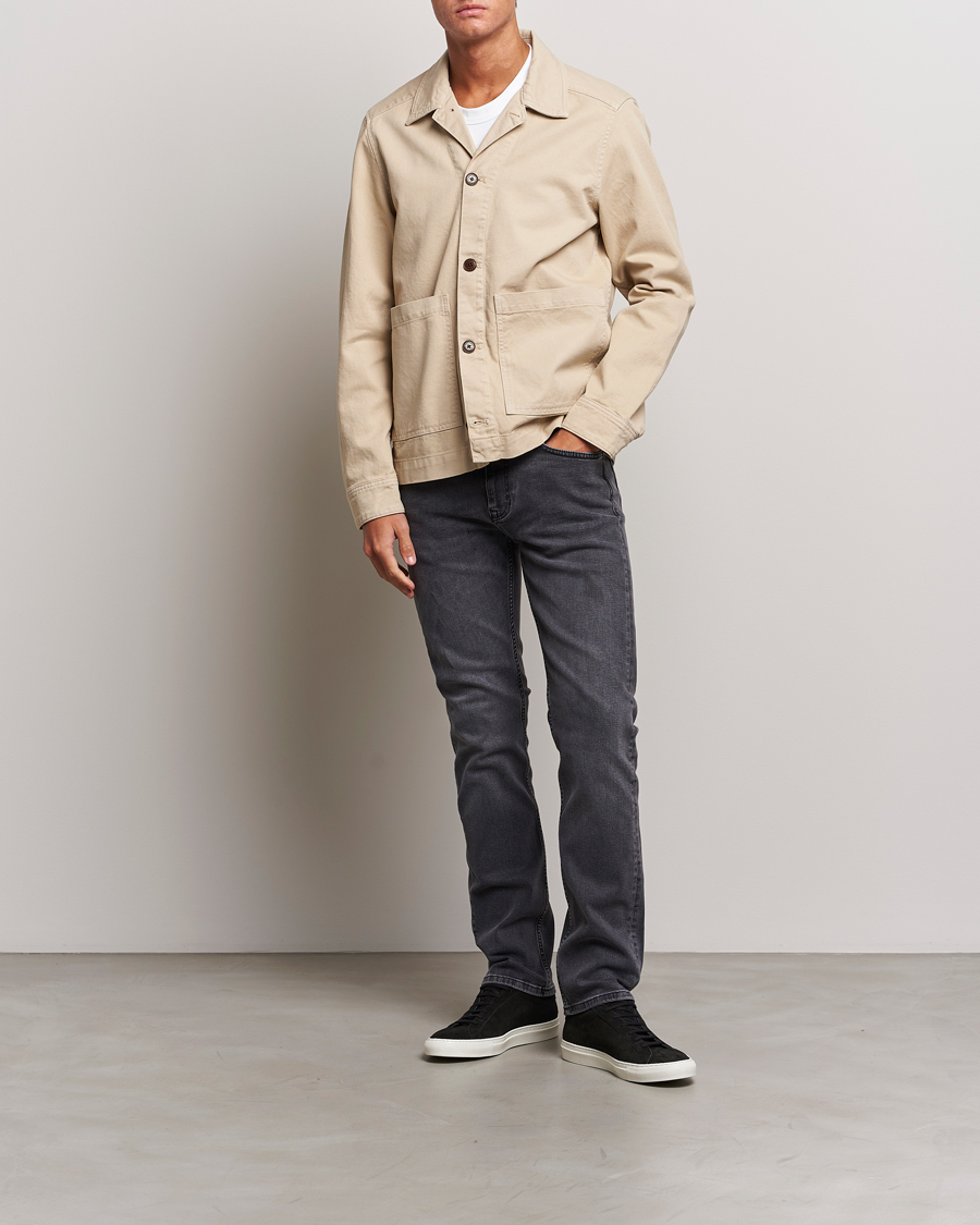 Homme | Jeans | J.Lindeberg | Cedar Slate Stretched Washed Jeans Granite Grey