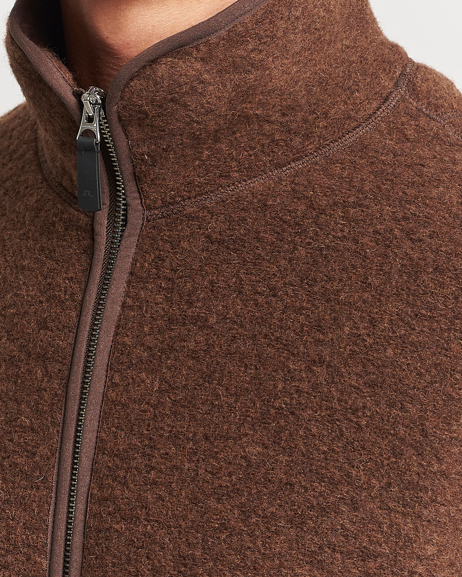 Homme | Pulls Et Tricots | J.Lindeberg | Dustin Wool Fleece Jacket Delicioso
