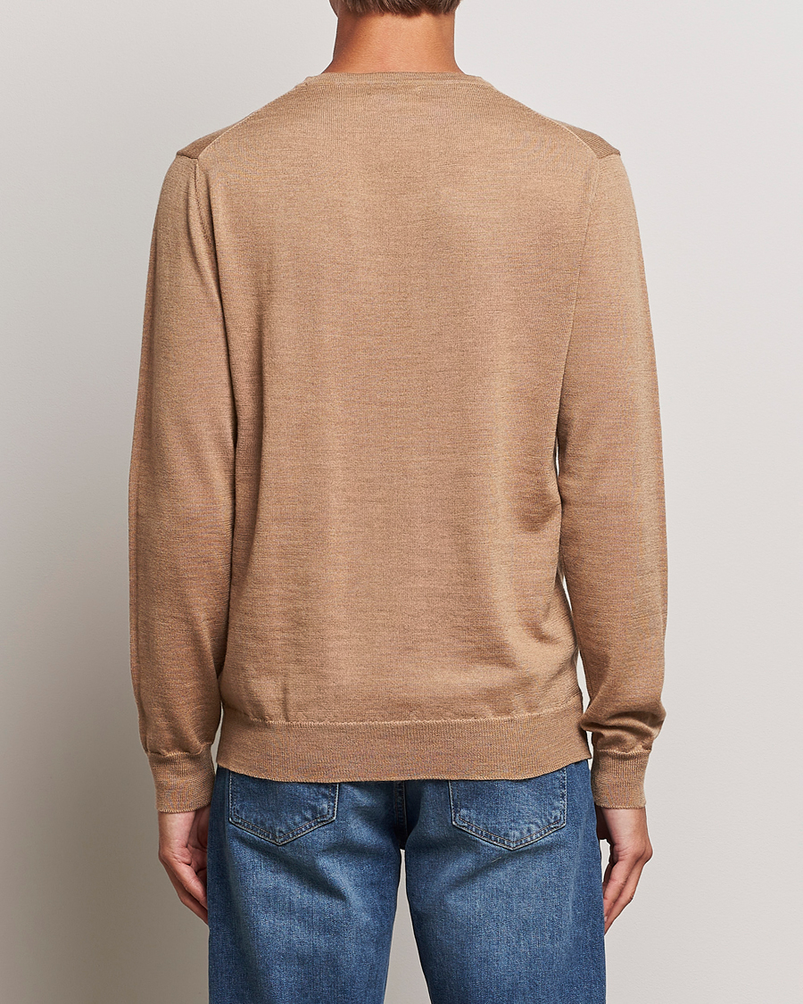 Homme | Pulls Et Tricots | J.Lindeberg | Lyle True Merino Crew Neck Pullover Chipmunk Melange