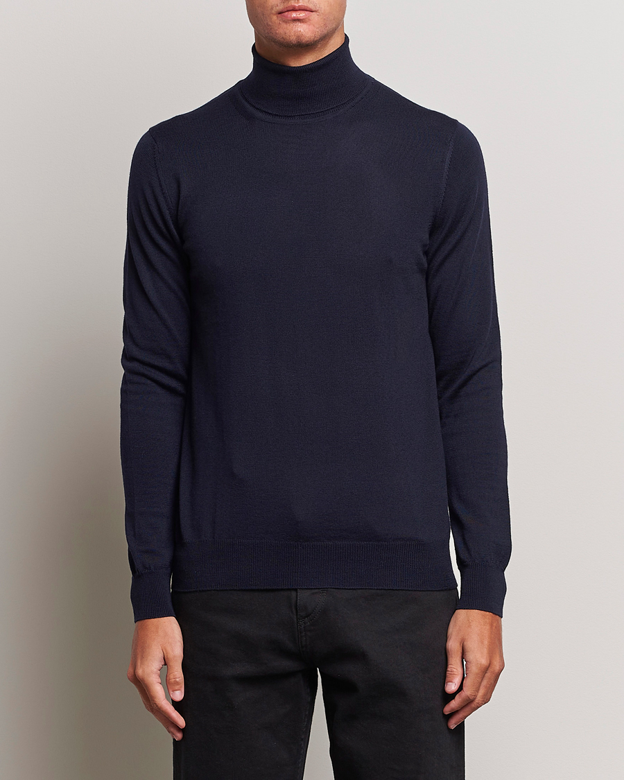 Homme | Pulls Et Tricots | J.Lindeberg | Lyd True Merino Polo Navy