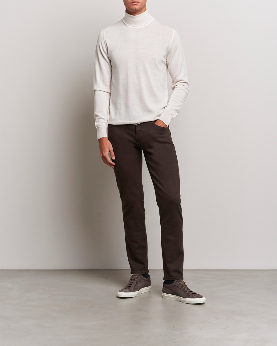 Homme | Pulls Et Tricots | J.Lindeberg | Lyd True Merino Polo Cloud White