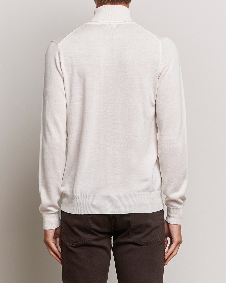 Homme | Pulls Et Tricots | J.Lindeberg | Lyd True Merino Polo Cloud White