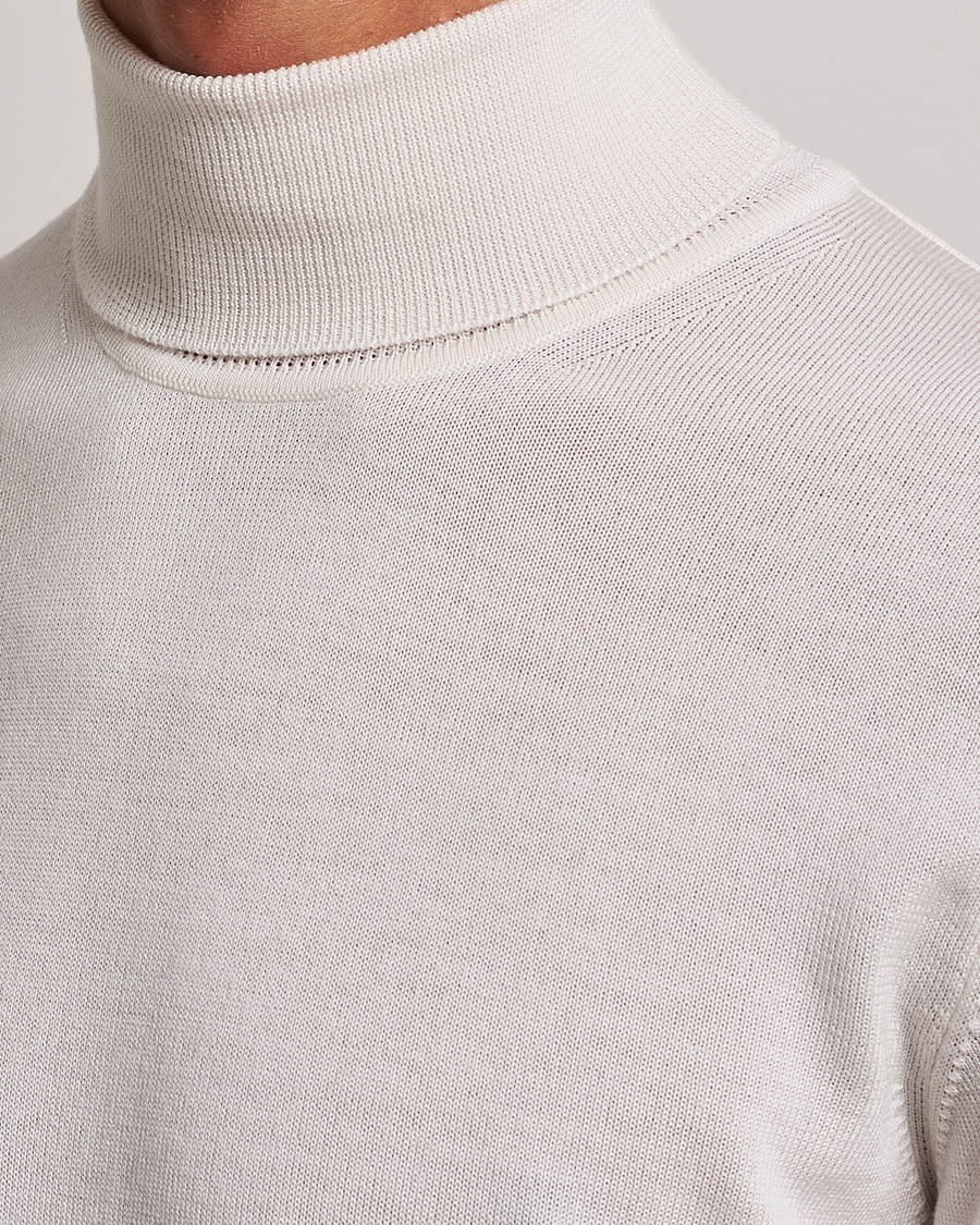 Homme | Pulls Et Tricots | J.Lindeberg | Lyd True Merino Polo Cloud White