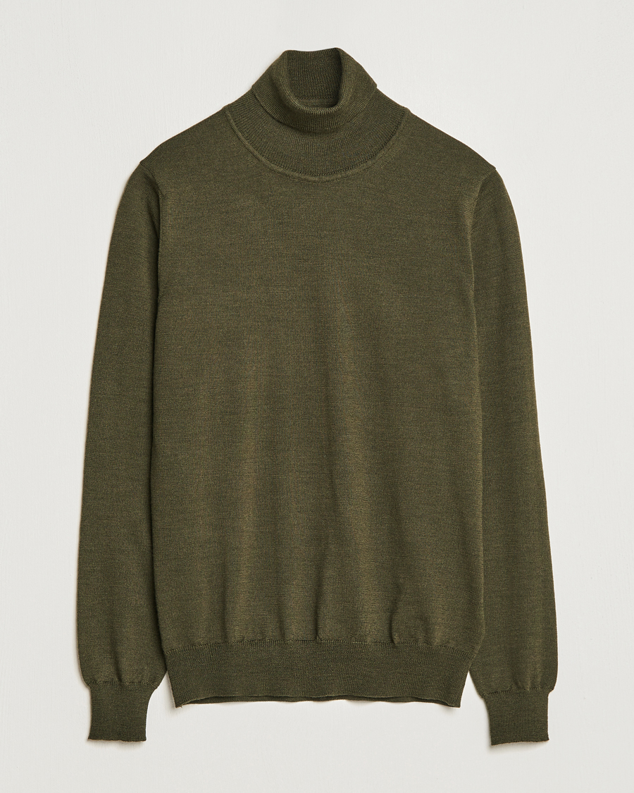Homme | Pulls Et Tricots | J.Lindeberg | Lyd True Merino Polo Forest Green