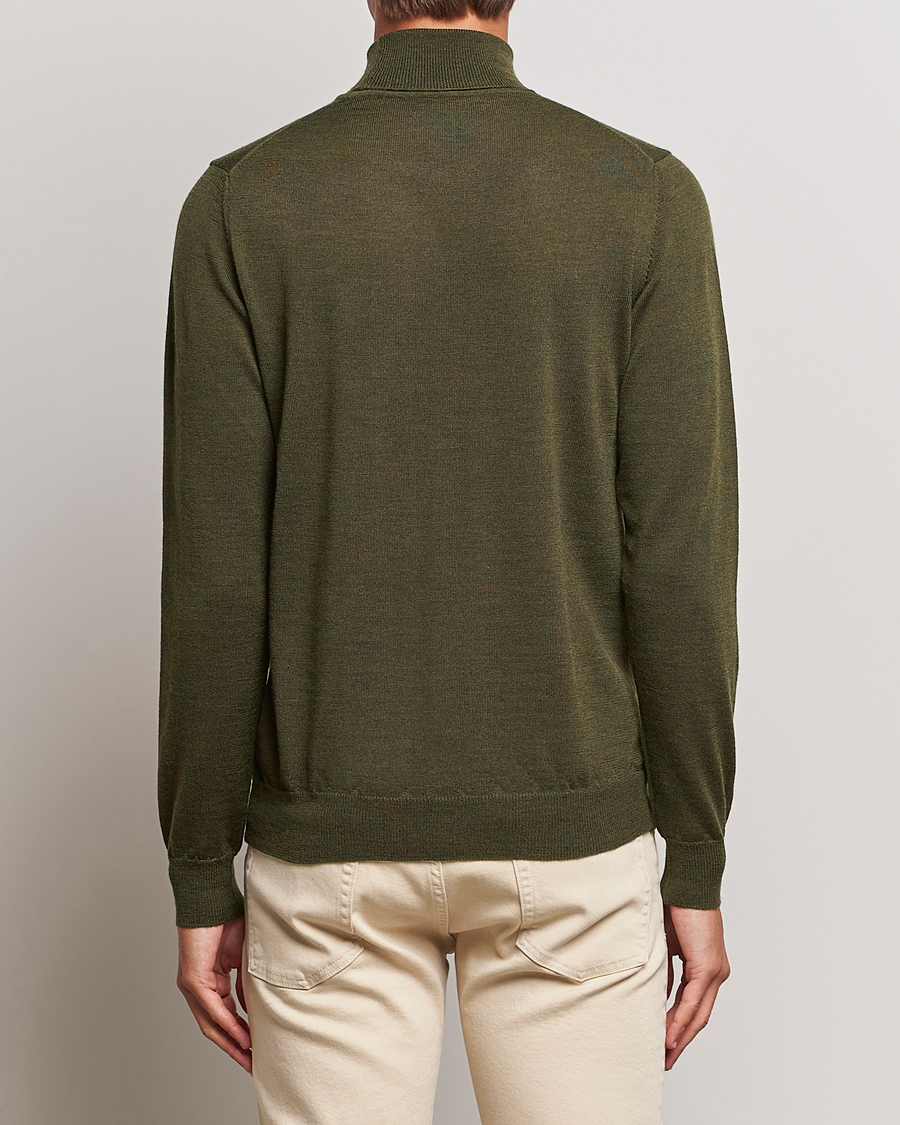 Homme | Pulls Et Tricots | J.Lindeberg | Lyd True Merino Polo Forest Green