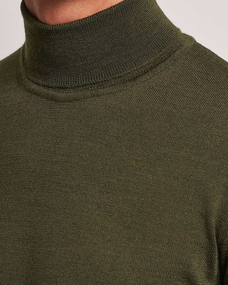 Homme | Pulls Et Tricots | J.Lindeberg | Lyd True Merino Polo Forest Green