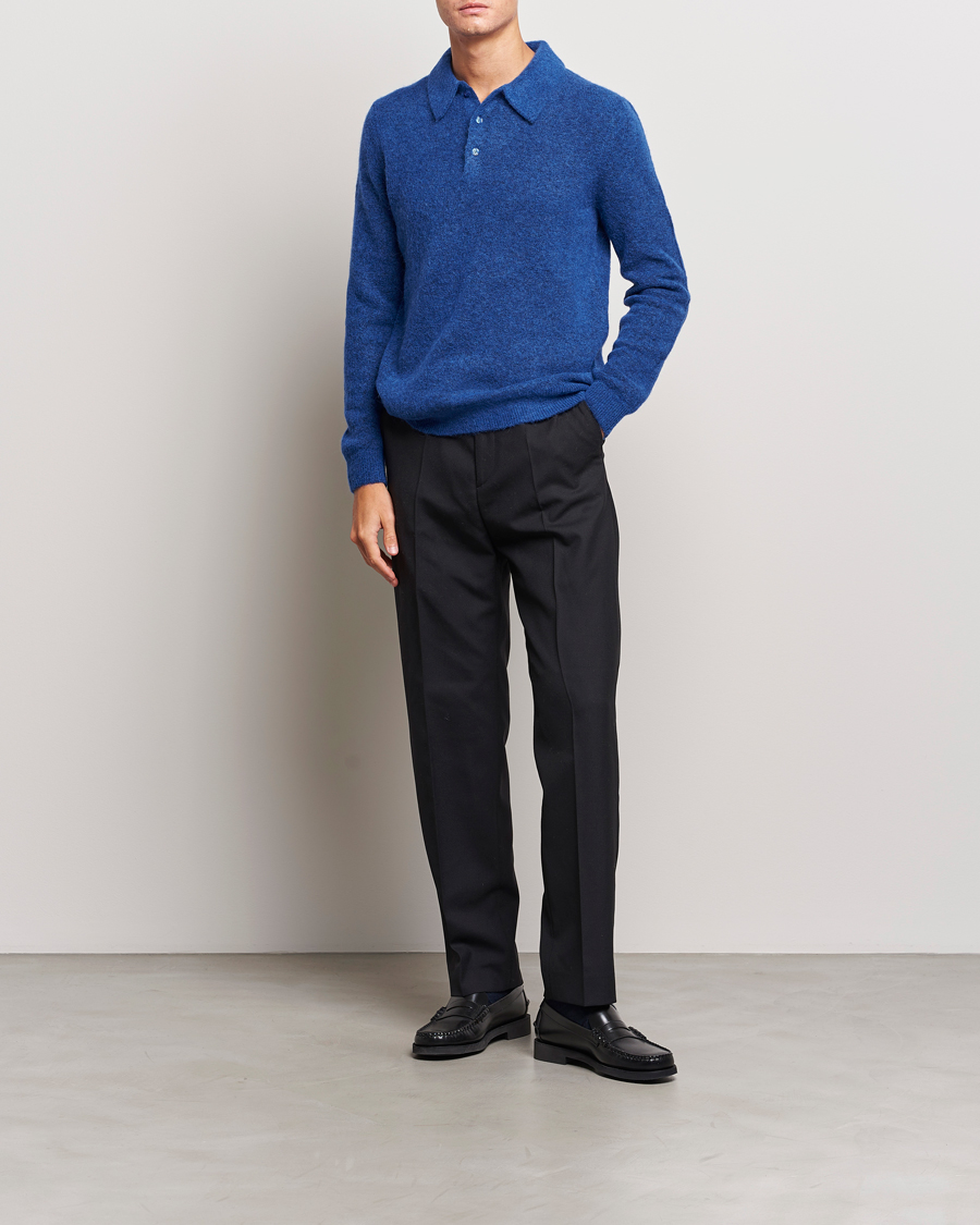 Homme | Pulls Et Tricots | J.Lindeberg | Hayden Hairy Polo Knit Surf The Web
