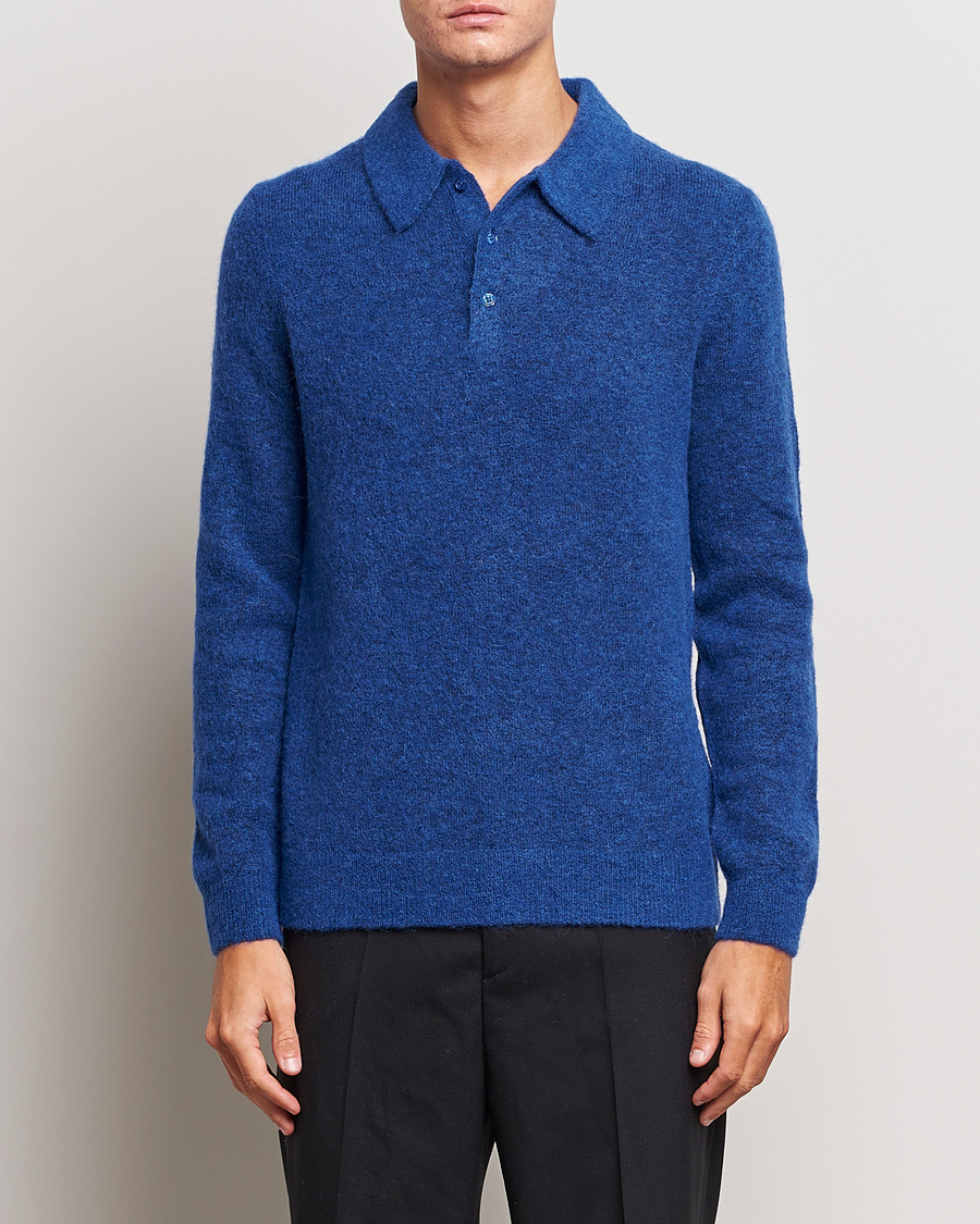 Homme | Pulls Et Tricots | J.Lindeberg | Hayden Hairy Polo Knit Surf The Web