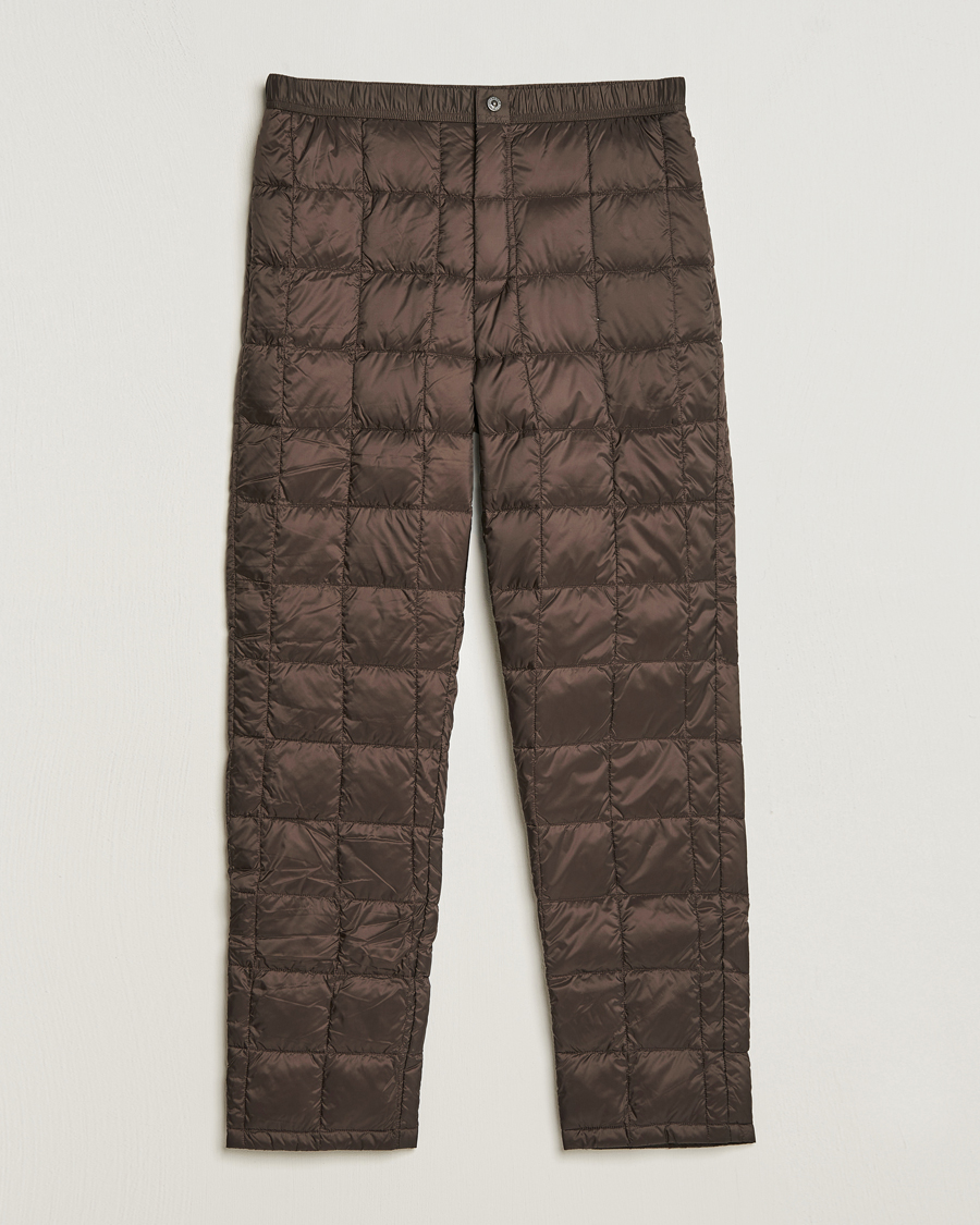 Homme | Pantalons | TAION | Regular Straight Down Pants Dark Choco