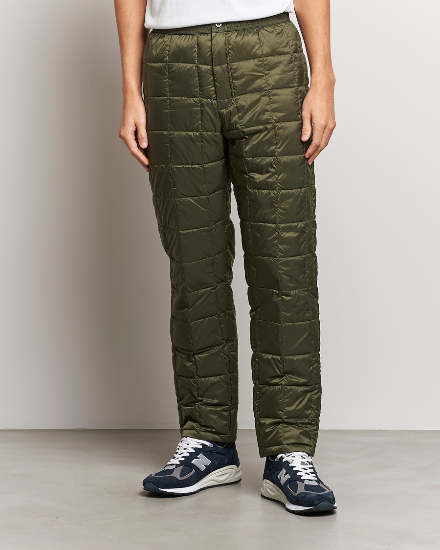 Homme | Pantalons | TAION | Regular Straight Down Pants Dark Olive