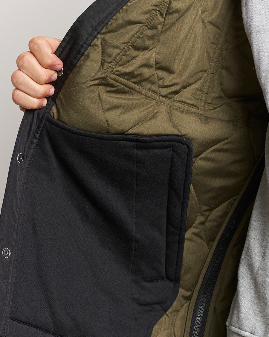 Homme | Manteaux Et Vestes | TAION | Padded Military CPO Shirt Jacket Black