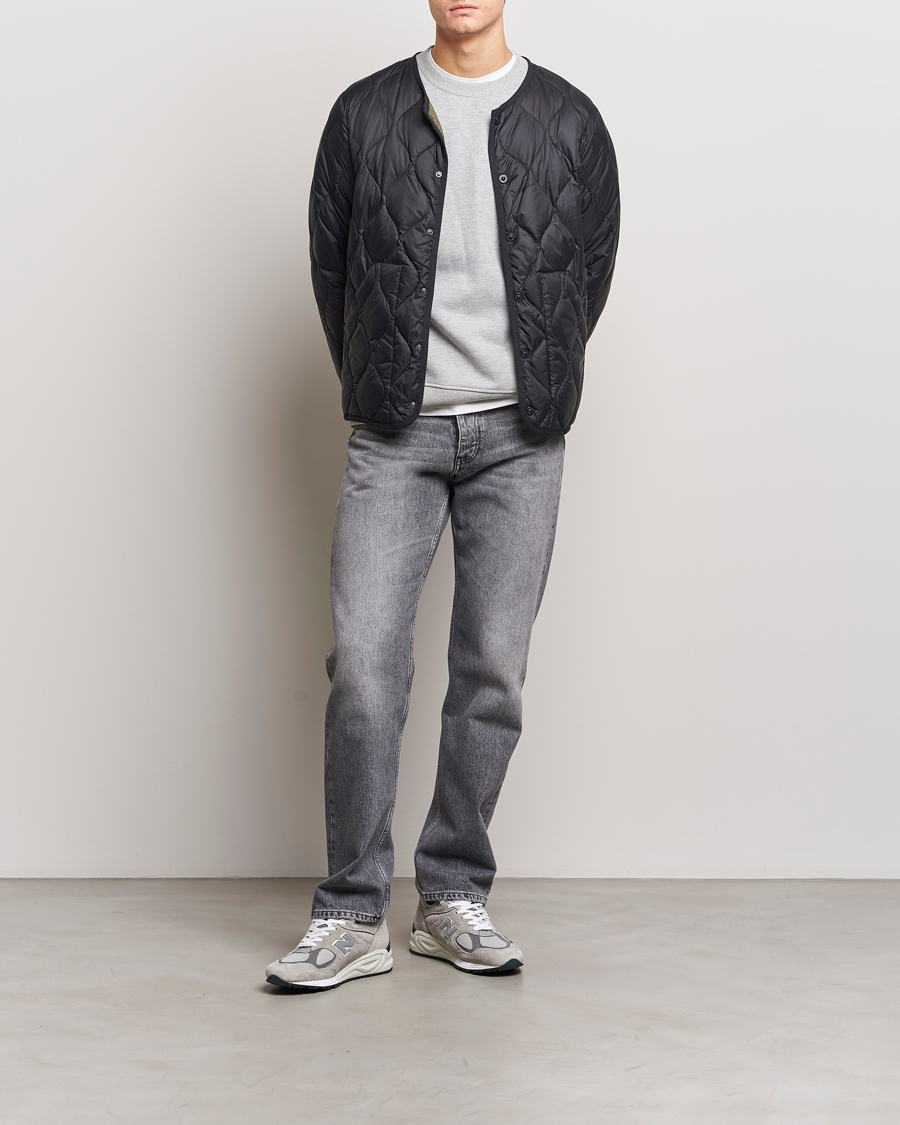 Homme | Manteaux Et Vestes | TAION | Military Crew Neck Down Jacket Black