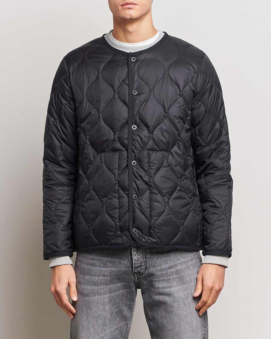 Homme | Manteaux Et Vestes | TAION | Military Crew Neck Down Jacket Black