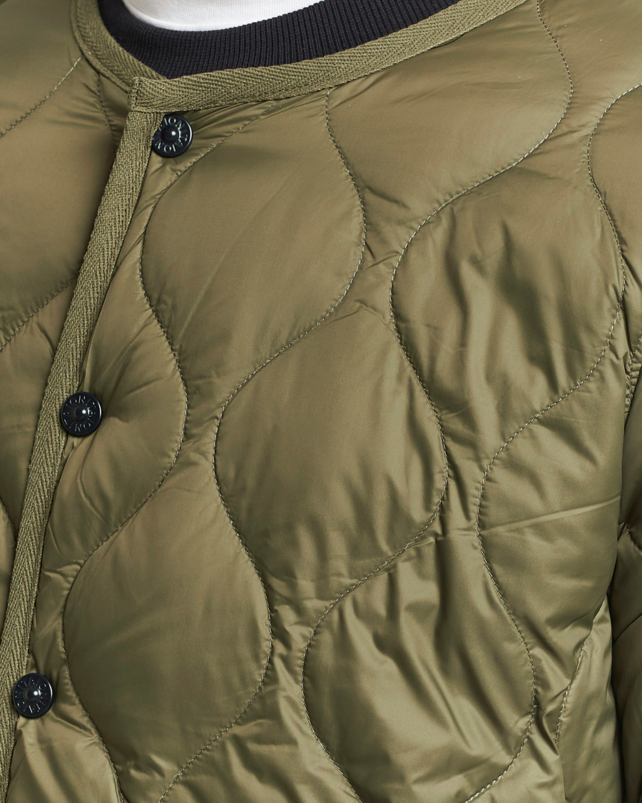 Homme | Manteaux Et Vestes | TAION | Military Crew Neck Down Jacket Dark Olive