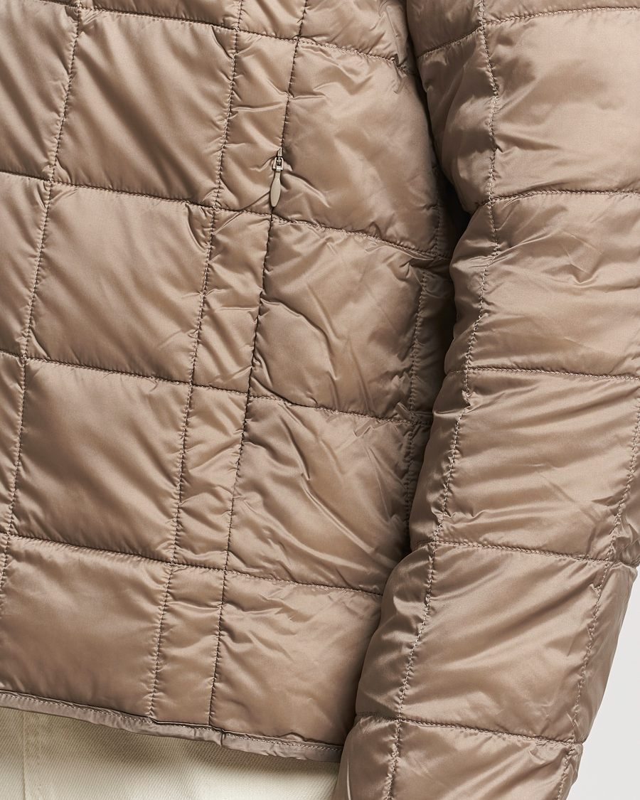 Homme | Manteaux Et Vestes | TAION | Crew Neck W-Zip Down Jacket Khaki